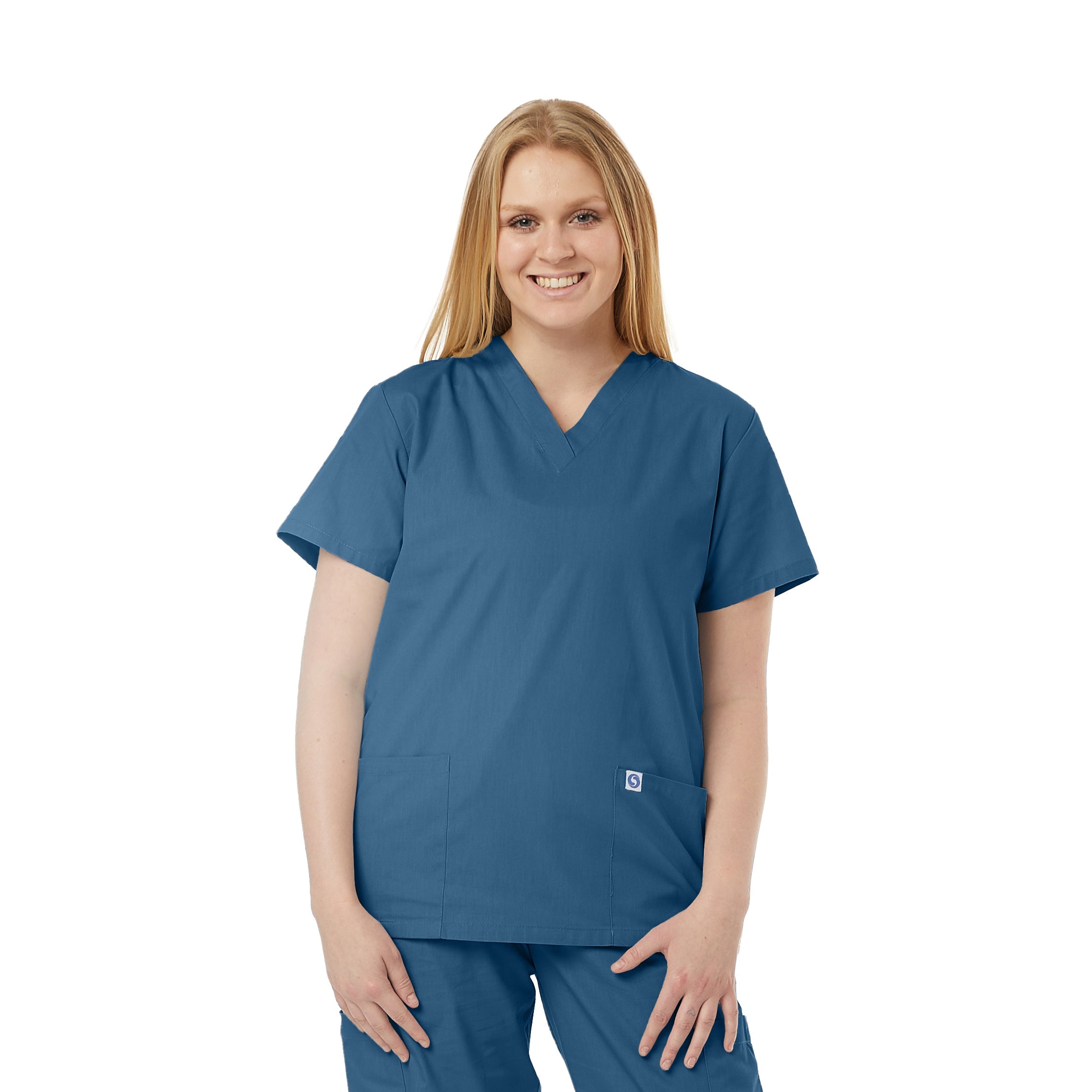 Pocket Scrub Top - (221C)