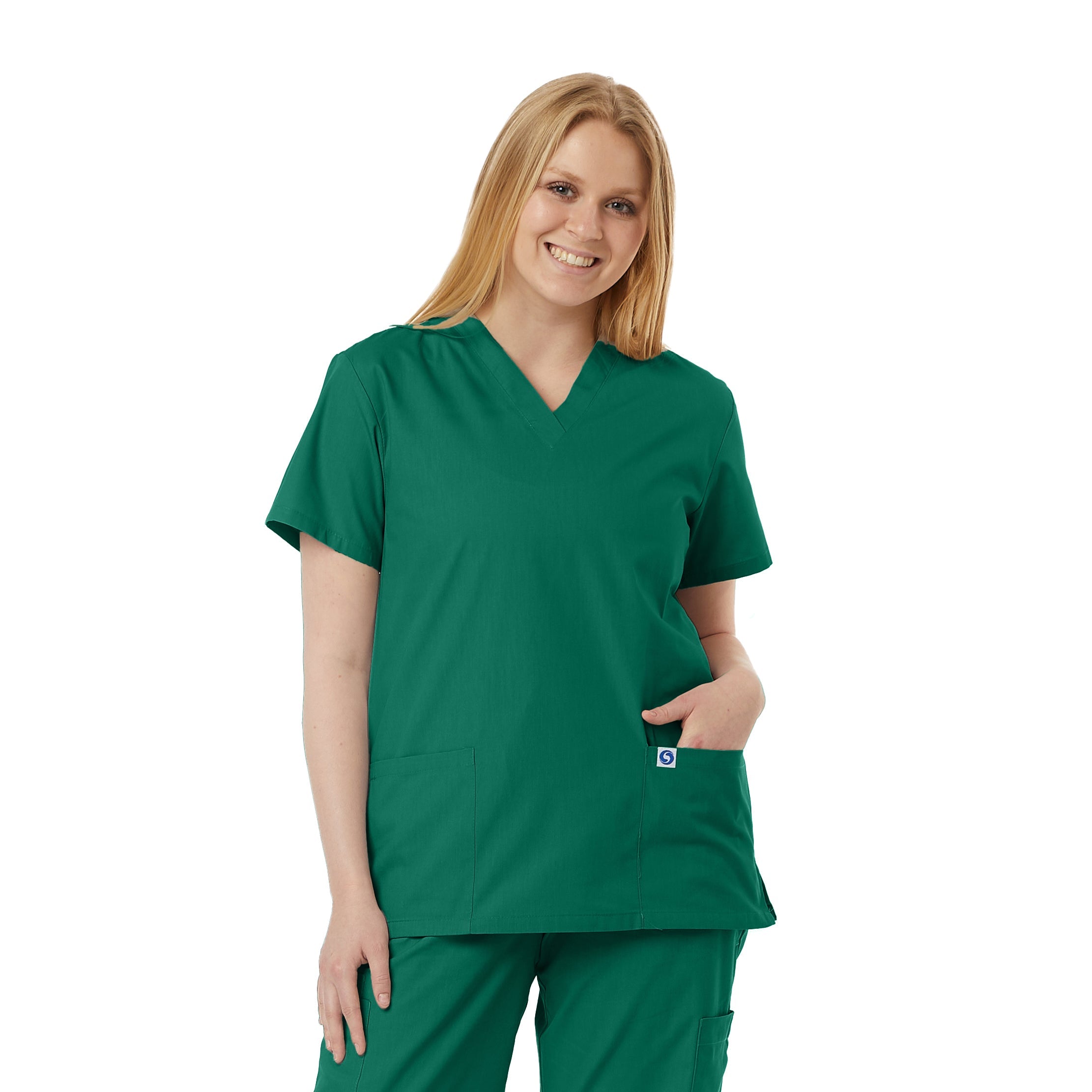Pocket Scrub Top - (221C)