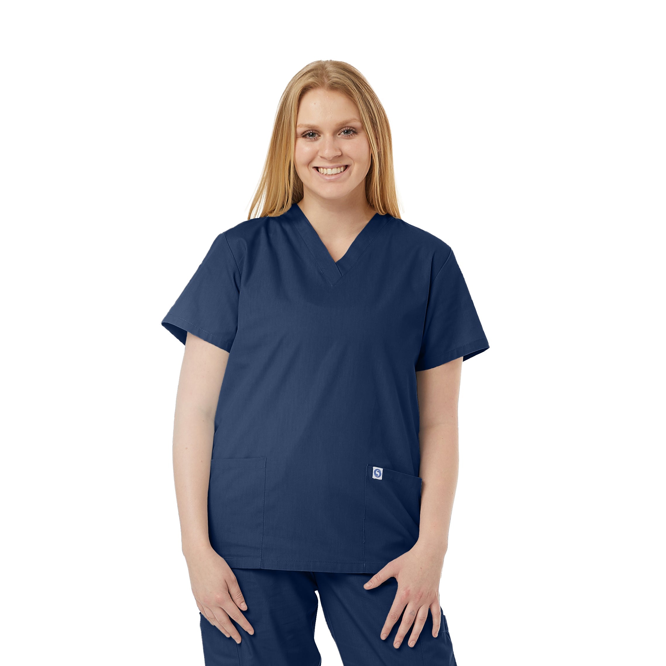 Pocket Scrub Top - (221C)