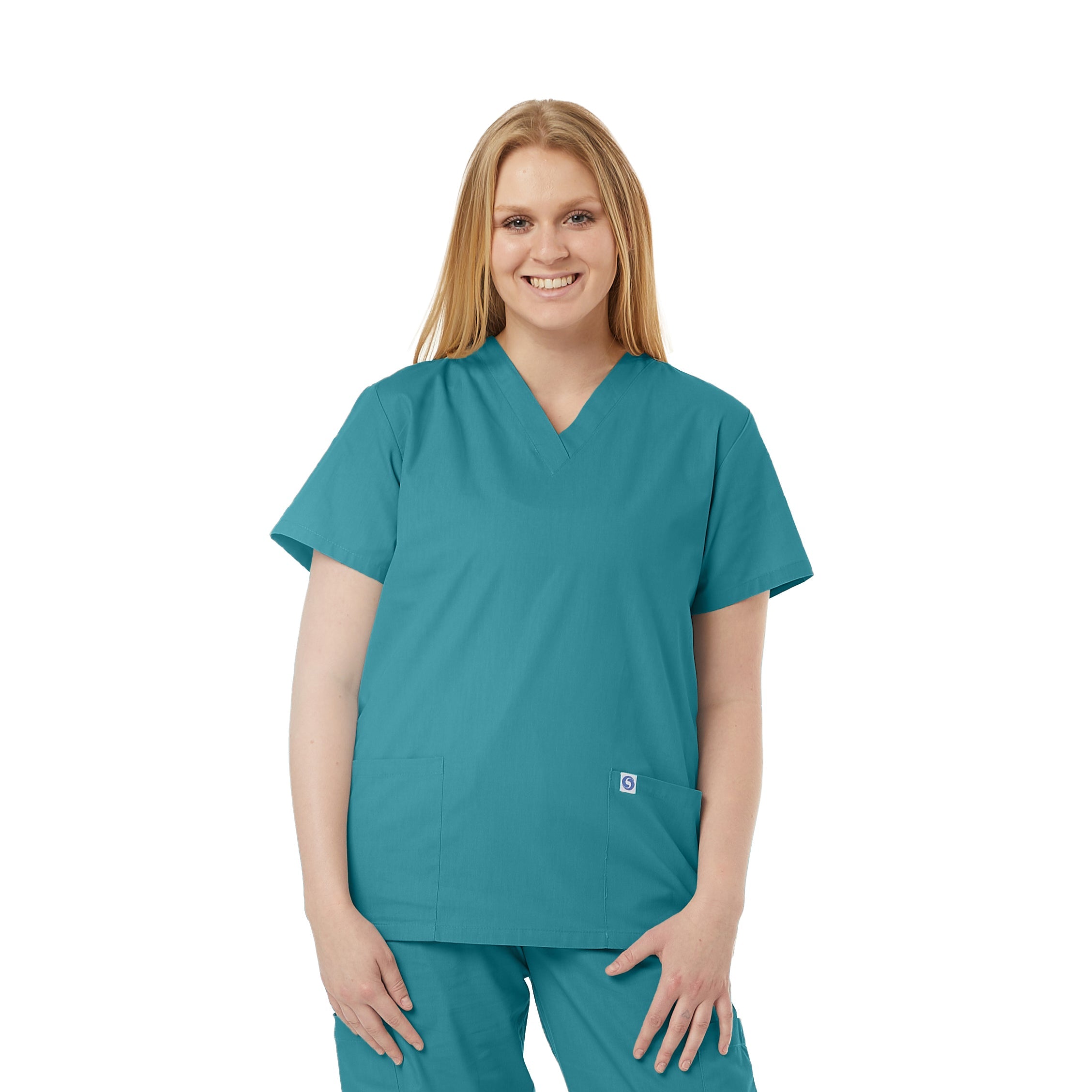 Pocket Scrub Top - (221C)